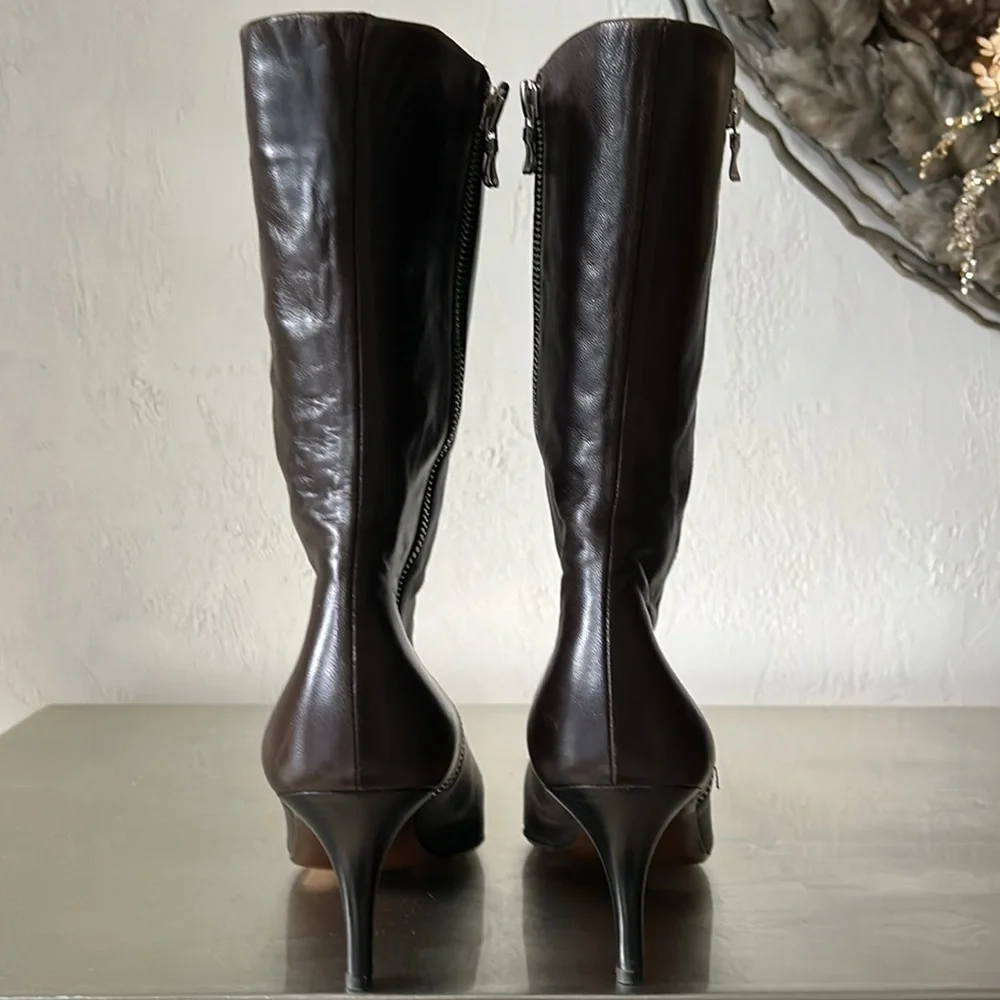π₯HPπ₯EUC Walter Steiger Handmade Italian Leather boots, Size 38 (71/2 to 8 US) - Picture 5 of 17